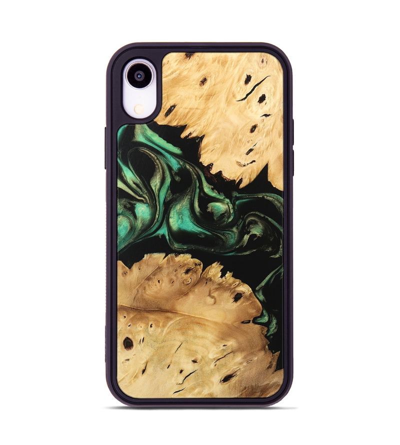 iPhone Xr Wood Phone Case - Maxwell (Green, 746051)