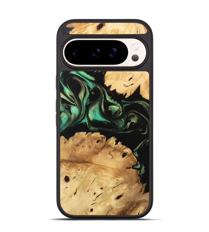 Pixel 9 Wood Phone Case - Maxwell (Green, 746051)