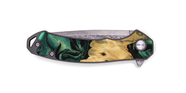 EDC Wood Pocket Knife - Koen (Green, 746052)