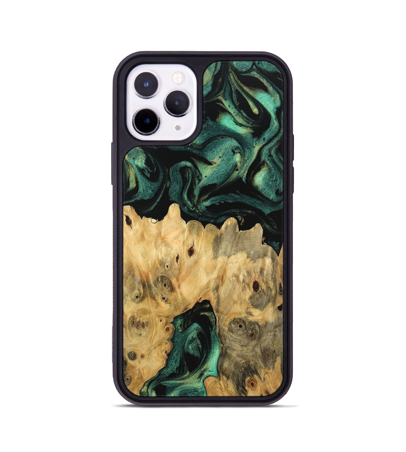 iPhone 11 Pro Wood Phone Case - Koen (Green, 746052)