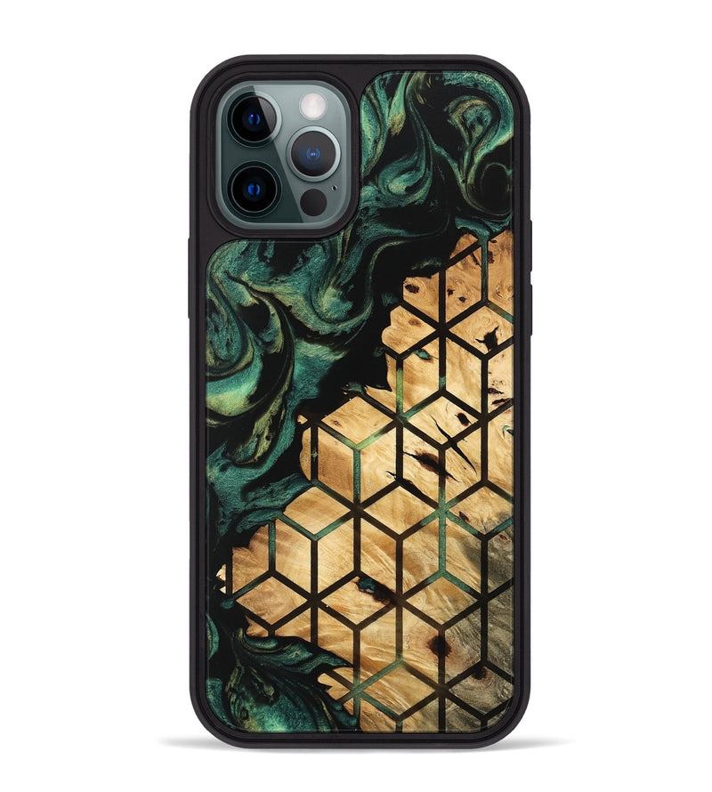 iPhone 12 Pro Max Wood Phone Case - Daisha (Pattern, 746053)