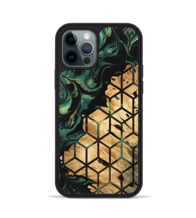 iPhone 12 Pro Wood Phone Case - Daisha (Pattern, 746053)