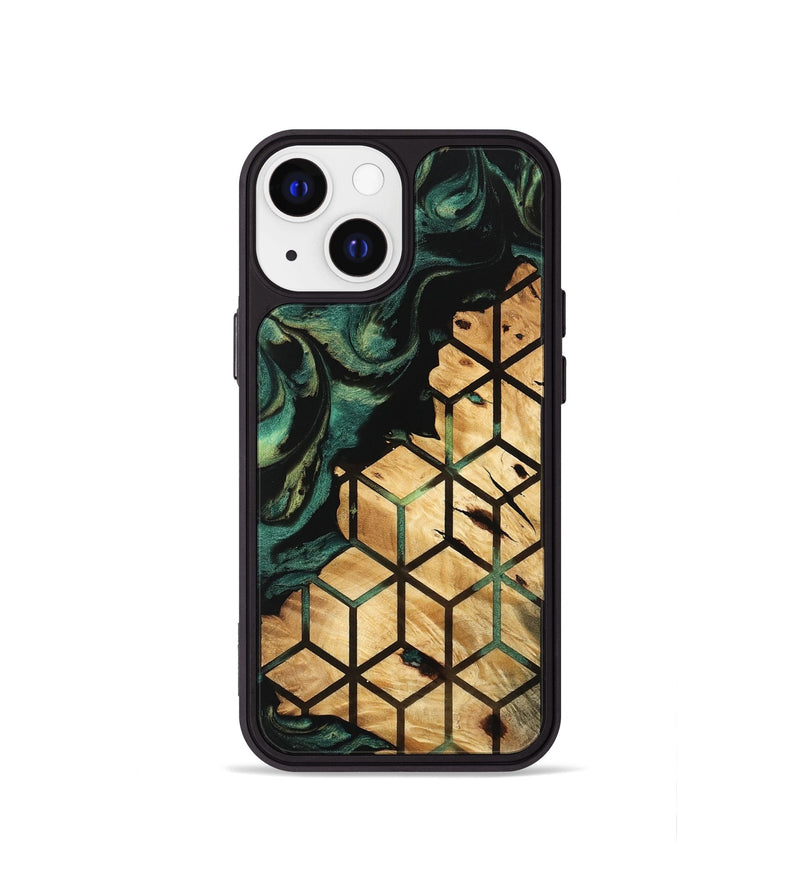 iPhone 13 mini Wood Phone Case - Daisha (Pattern, 746053)