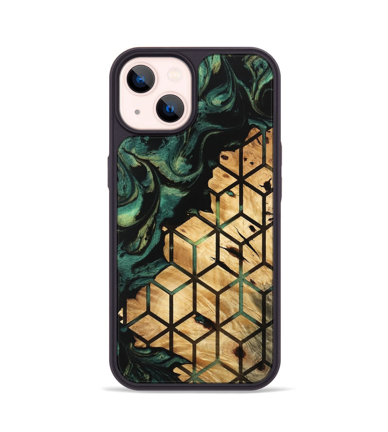 iPhone 14 Wood Phone Case - Daisha (Pattern, 746053)