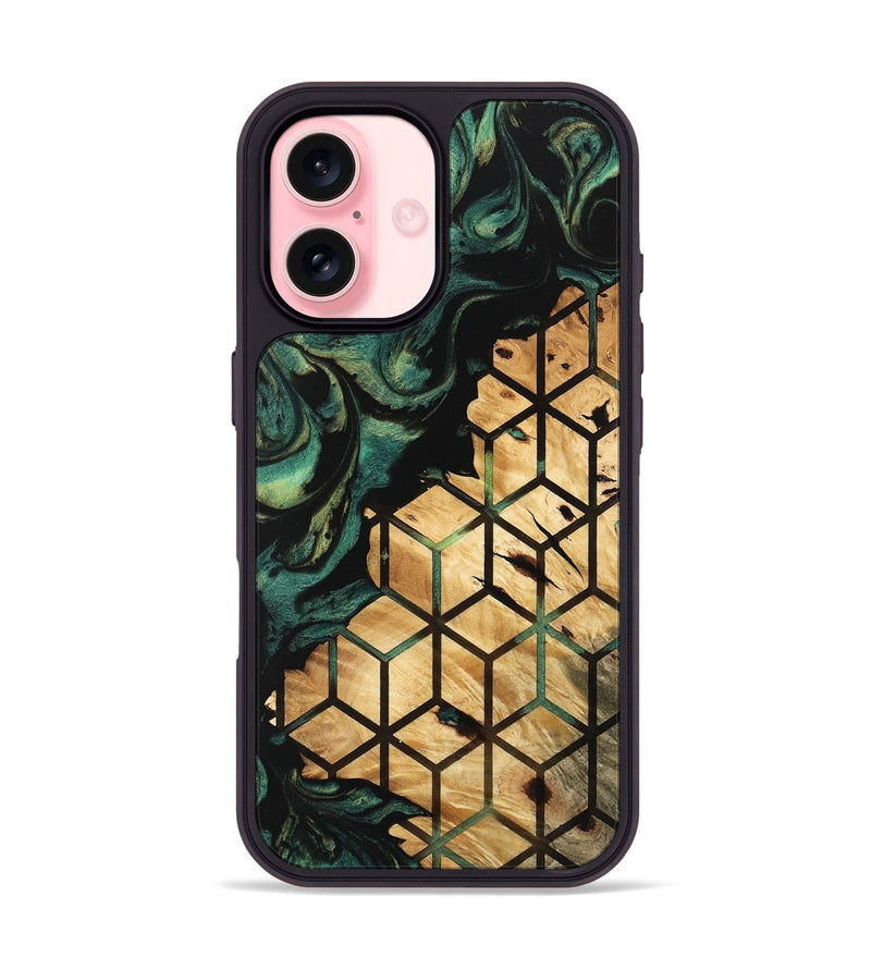 iPhone 16 Wood Phone Case - Daisha (Pattern, 746053)