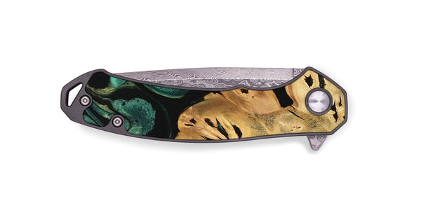 EDC Wood Pocket Knife - Jolie (Green, 746054)