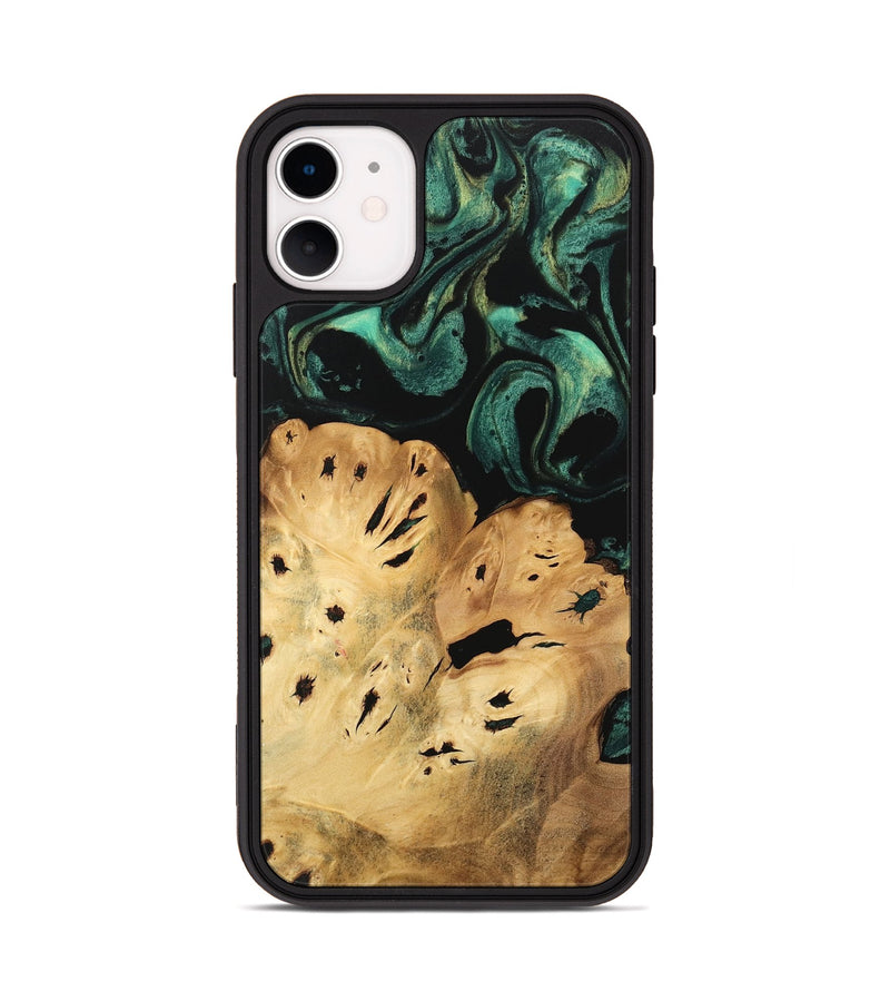 iPhone 11 Wood Phone Case - Jolie (Green, 746054)