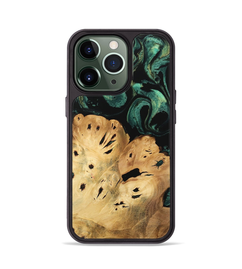 iPhone 13 Pro Wood Phone Case - Jolie (Green, 746054)