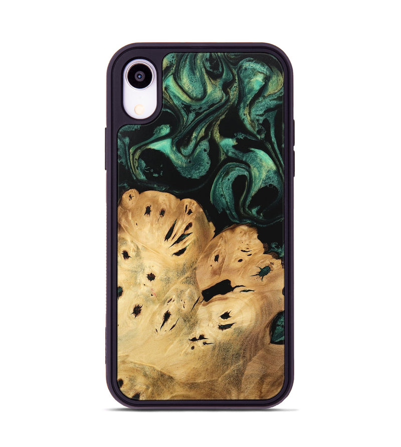 iPhone Xr Wood Phone Case - Jolie (Green, 746054)