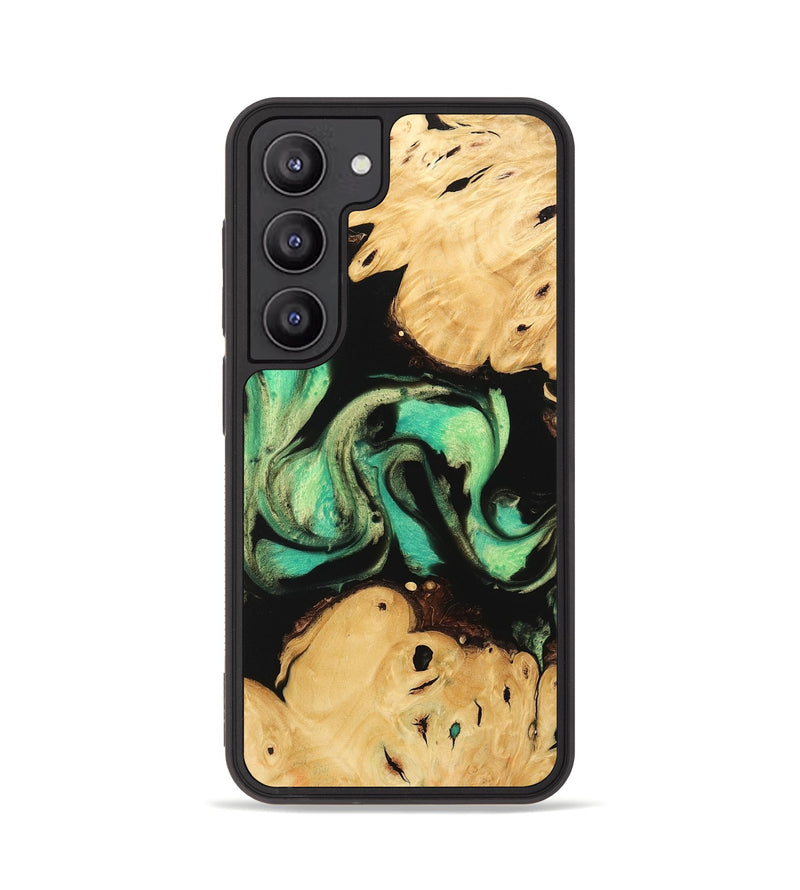 Galaxy S23 Wood Phone Case - Omer (Green, 746056)