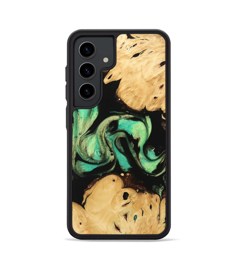 Galaxy S24 Wood Phone Case - Omer (Green, 746056)