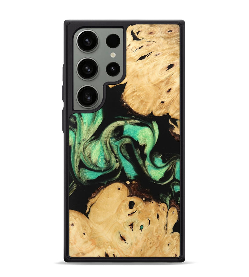 Galaxy S24 Ultra Wood Phone Case - Omer (Green, 746056)