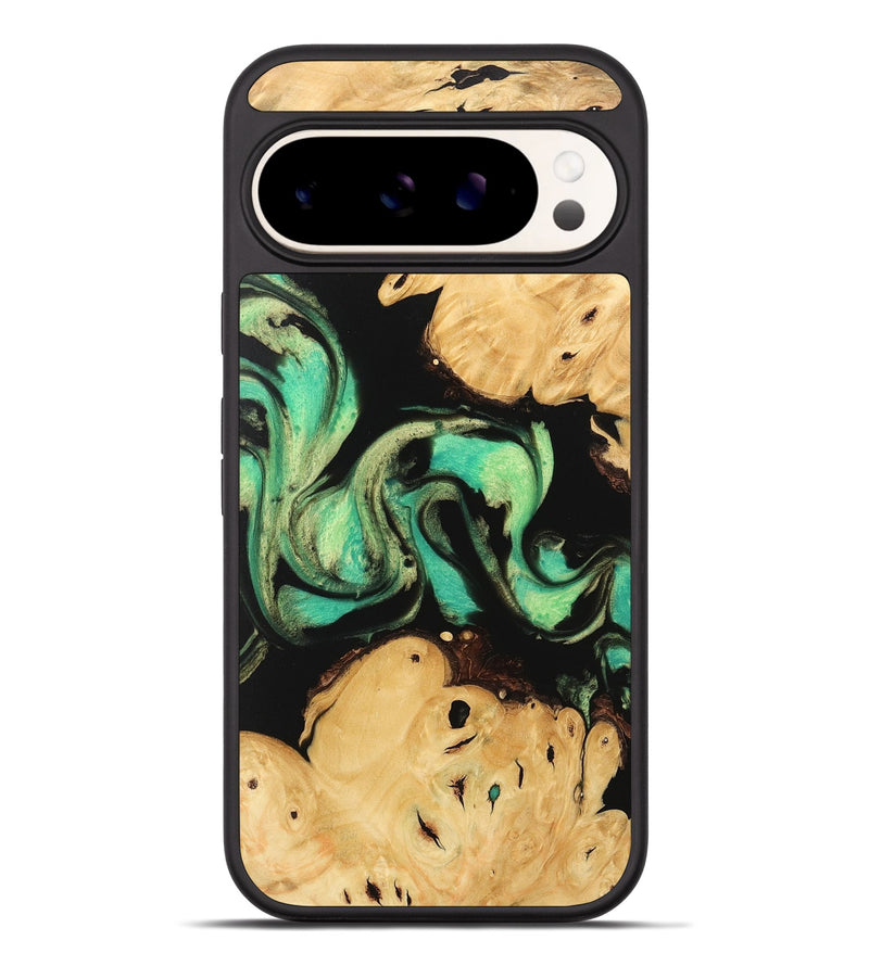 Pixel 9 Pro XL Wood Phone Case - Omer (Green, 746056)