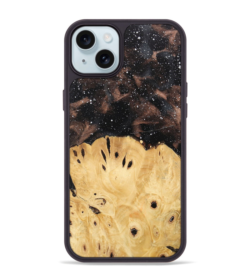 iPhone 15 Plus Wood Phone Case - Merrily (Cosmos, 746060)