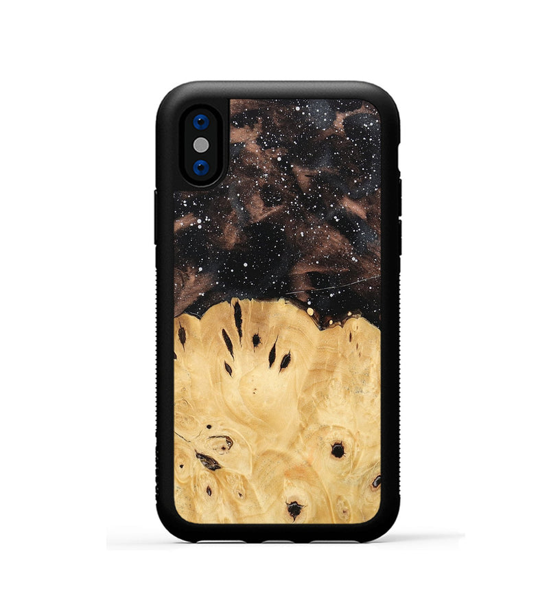 iPhone Xs Wood Phone Case - Merrily (Cosmos, 746060)