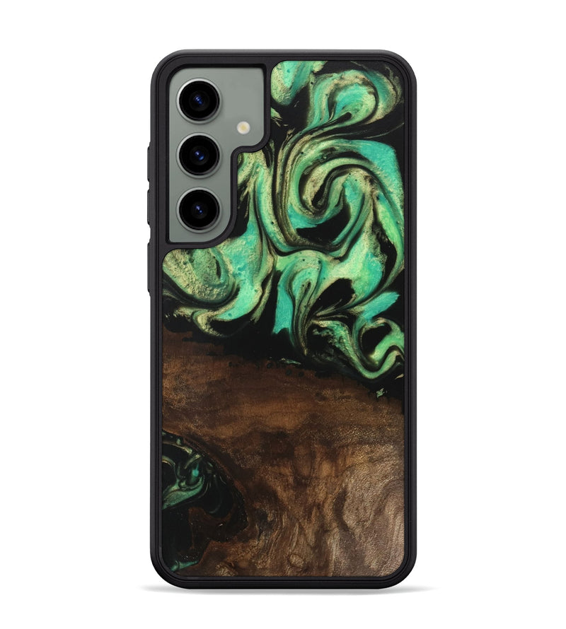 Galaxy S24 Plus Wood Phone Case - Haleigh (Green, 746062)