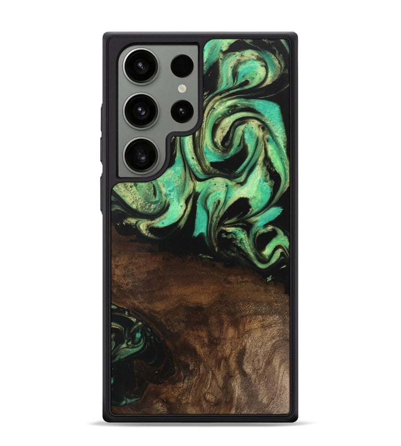 Galaxy S24 Ultra Wood Phone Case - Haleigh (Green, 746062)