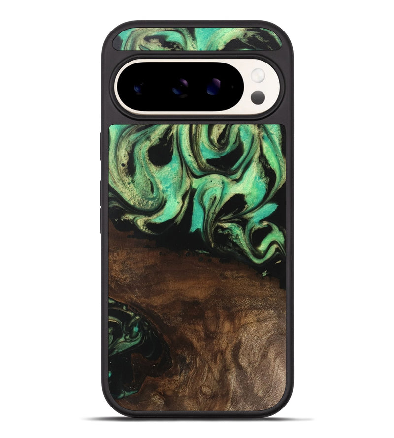 Pixel 9 Pro XL Wood Phone Case - Haleigh (Green, 746062)