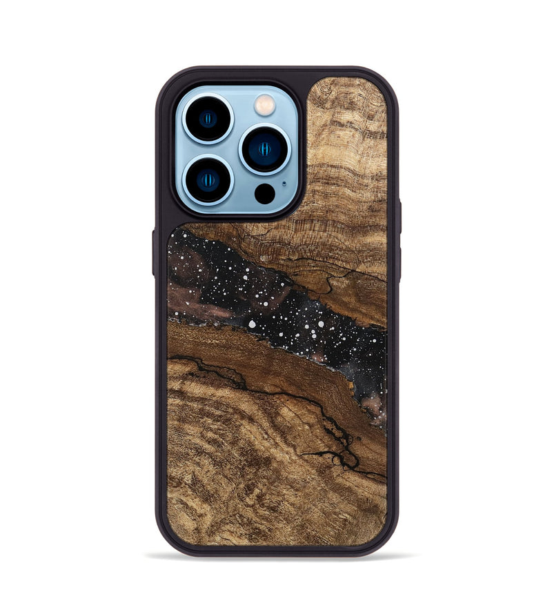 iPhone 14 Pro Wood Phone Case - Casie (Cosmos, 746065)