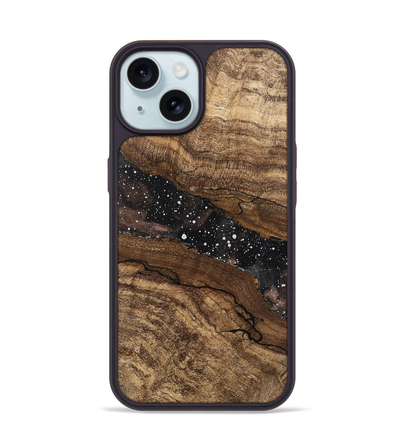 iPhone 15 Wood Phone Case - Casie (Cosmos, 746065)