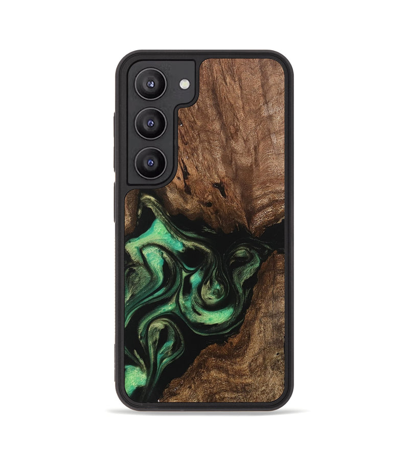 Galaxy S23 Wood Phone Case - Danette (Green, 746066)