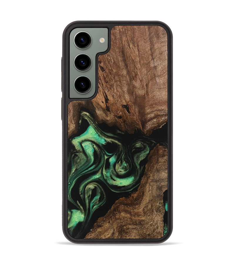 Galaxy S23 Plus Wood Phone Case - Danette (Green, 746066)