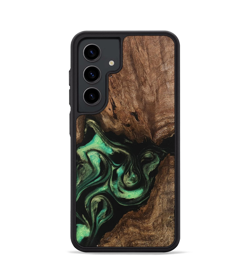 Galaxy S24 Wood Phone Case - Danette (Green, 746066)