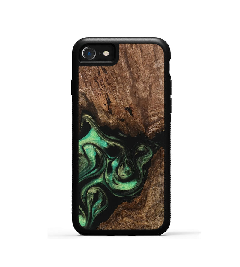 iPhone SE Wood Phone Case - Danette (Green, 746066)