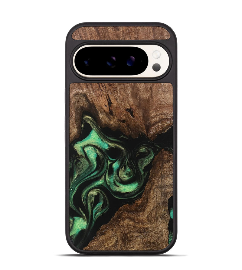 Pixel 9 Wood Phone Case - Danette (Green, 746066)