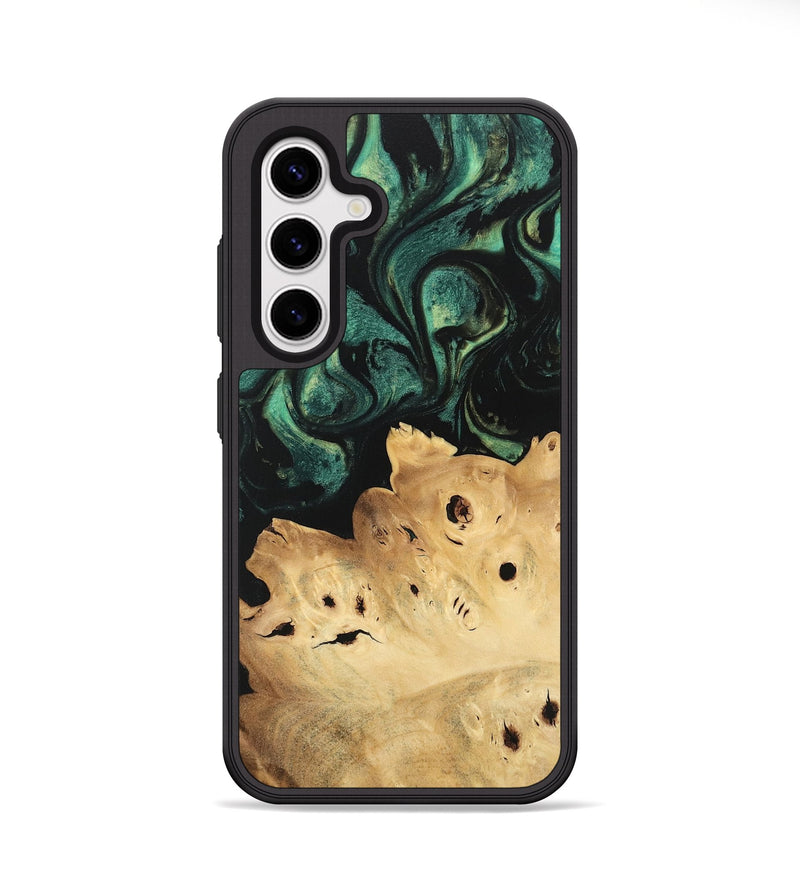 Galaxy S25 Wood Phone Case - Zack (Green, 746068)