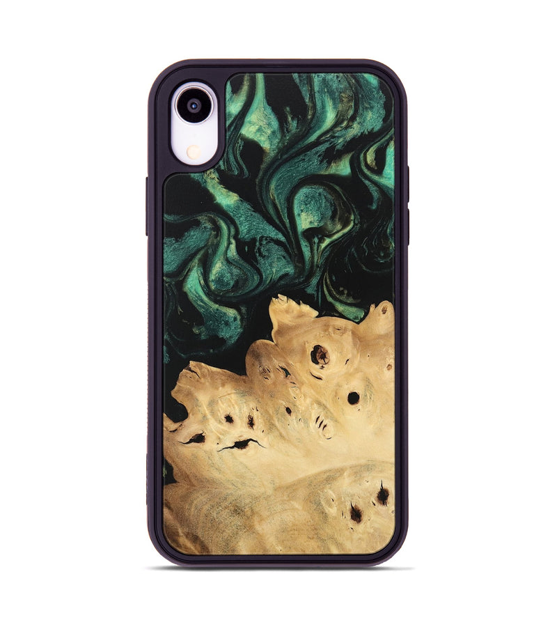 iPhone Xr Wood Phone Case - Zack (Green, 746068)