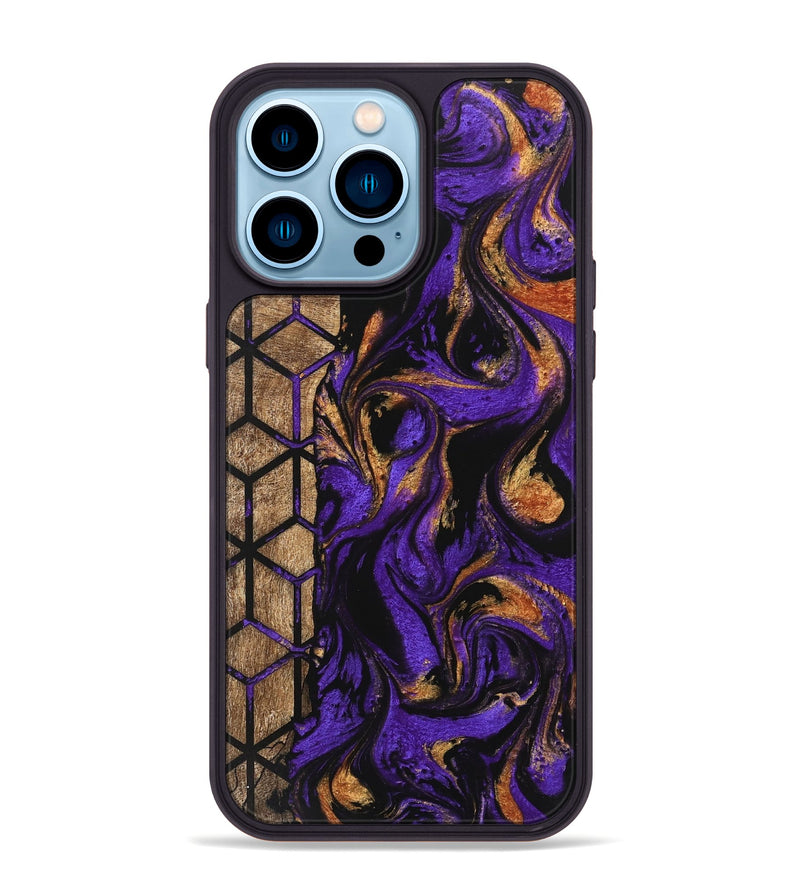 iPhone 14 Pro Max Wood Phone Case - Lawanda (Pattern, 746079)