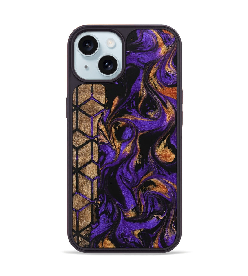 iPhone 15 Wood Phone Case - Lawanda (Pattern, 746079)