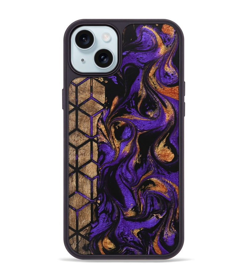 iPhone 15 Plus Wood Phone Case - Lawanda (Pattern, 746079)