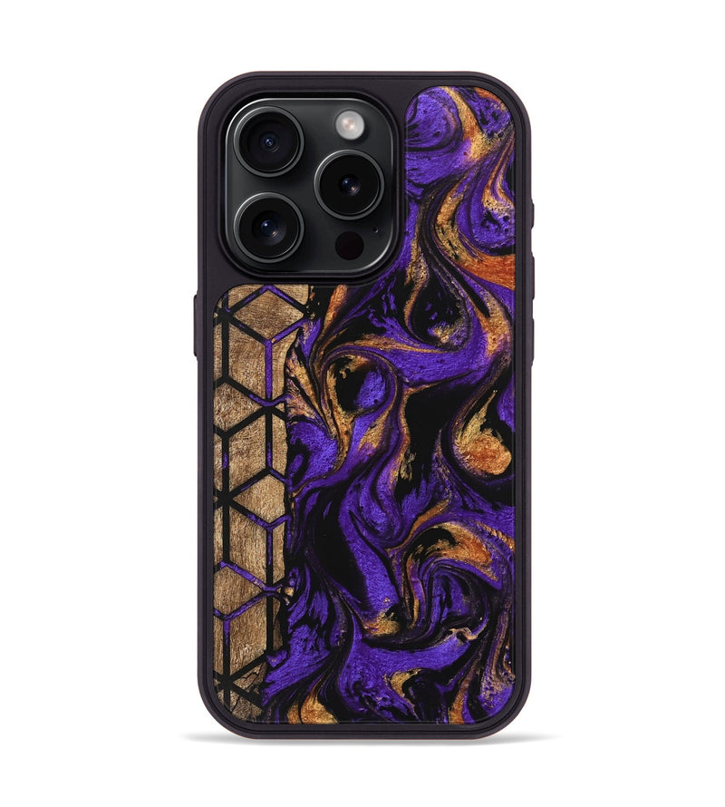 iPhone 15 Pro Wood Phone Case - Lawanda (Pattern, 746079)