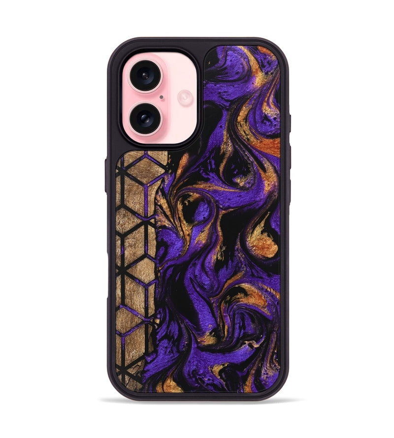 iPhone 16 Wood Phone Case - Lawanda (Pattern, 746079)