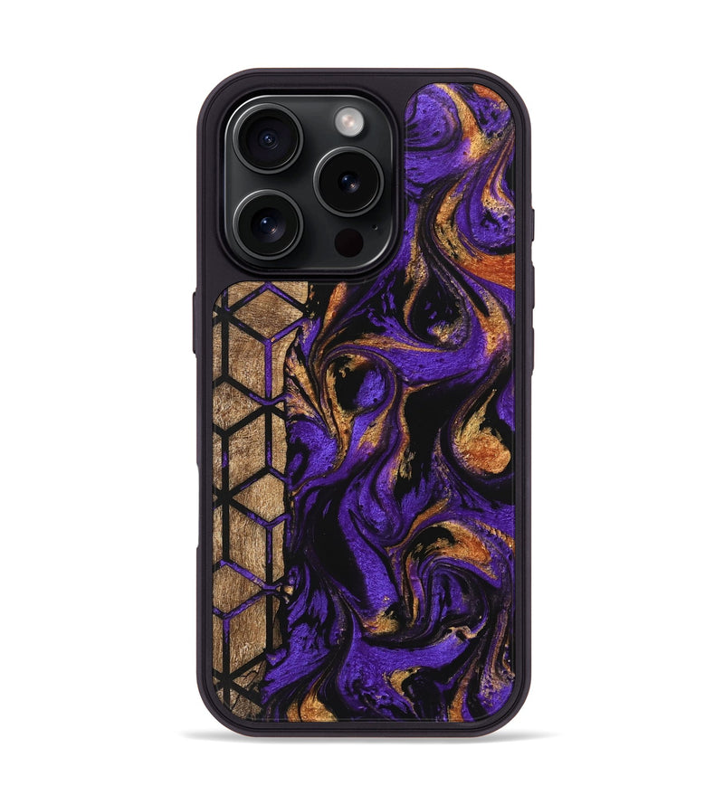 iPhone 16 Pro Wood Phone Case - Lawanda (Pattern, 746079)