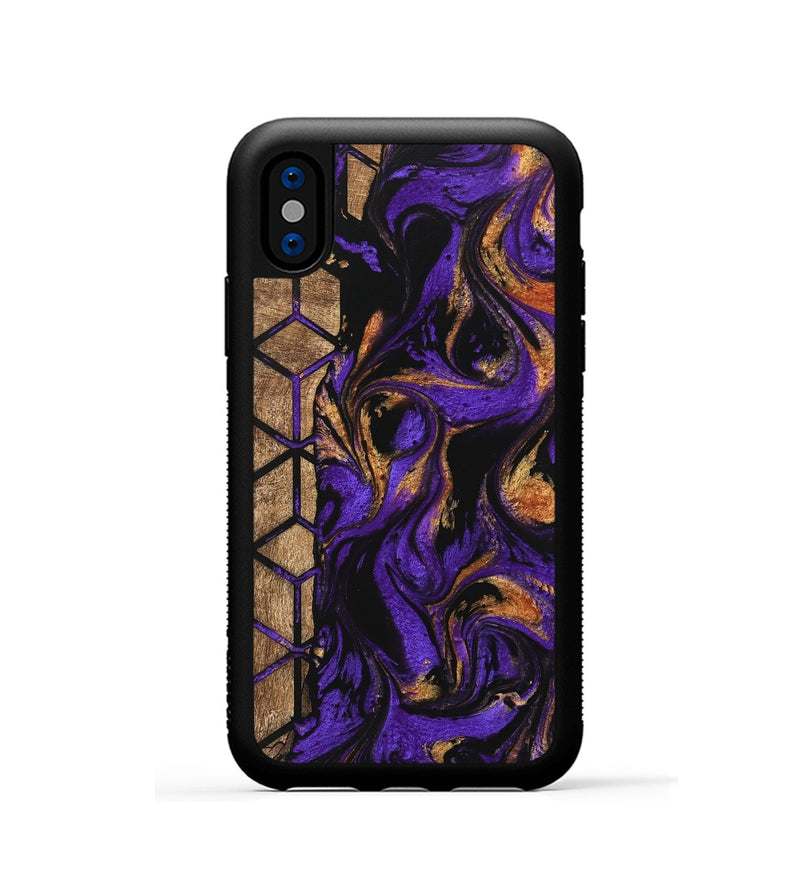 iPhone Xs Wood Phone Case - Lawanda (Pattern, 746079)