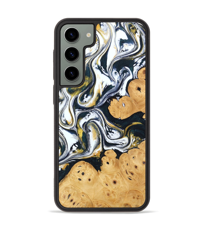 Galaxy S23 Plus Wood Phone Case - Elliana (Black & White, 746080)