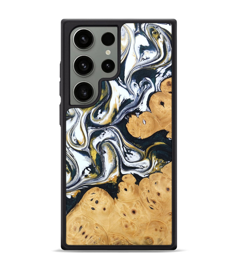 Galaxy S24 Ultra Wood Phone Case - Elliana (Black & White, 746080)