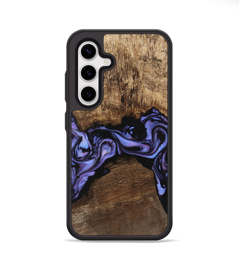 Galaxy S25 Wood Phone Case - Kenzo (Purple, 746085)