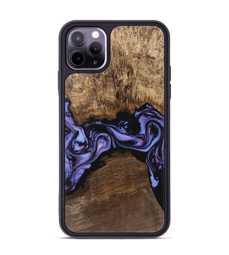 iPhone 11 Pro Max Wood Phone Case - Kenzo (Purple, 746085)