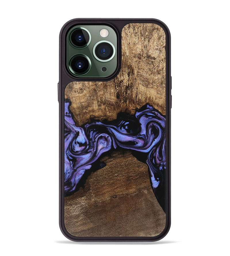 iPhone 13 Pro Max Wood Phone Case - Kenzo (Purple, 746085)