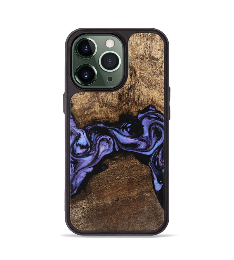 iPhone 13 Pro Wood Phone Case - Kenzo (Purple, 746085)