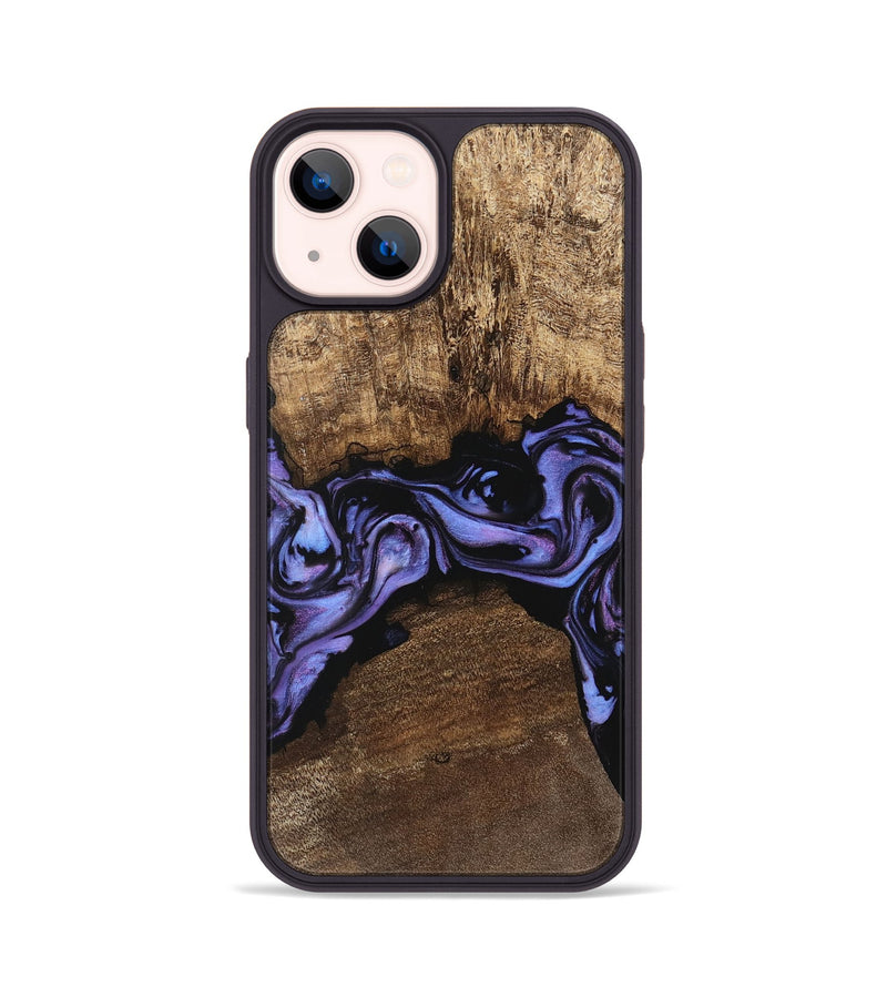 iPhone 14 Wood Phone Case - Kenzo (Purple, 746085)