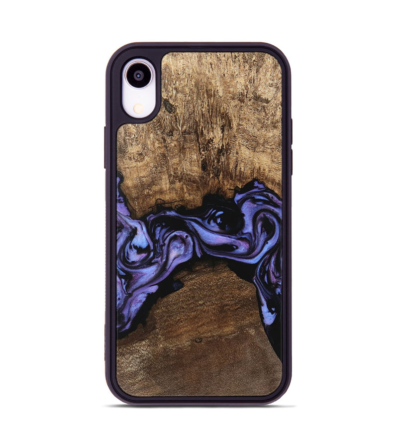 iPhone Xr Wood Phone Case - Kenzo (Purple, 746085)