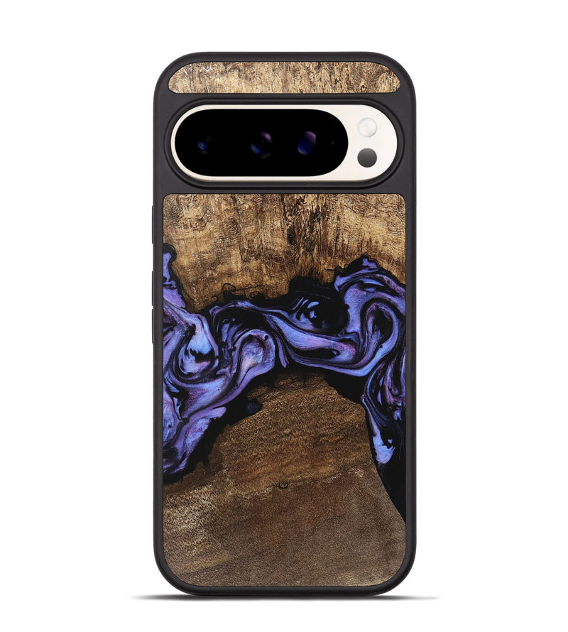 Pixel 9 Wood Phone Case - Kenzo (Purple, 746085)