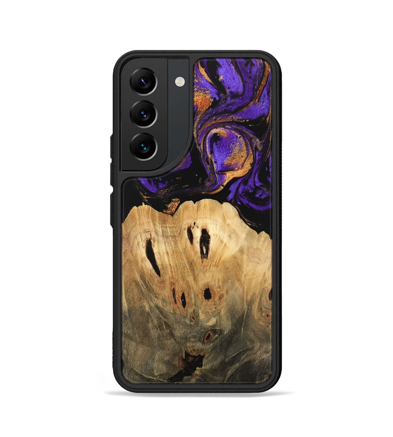 Galaxy S22 Wood Phone Case - Kesha (Purple, 746086)