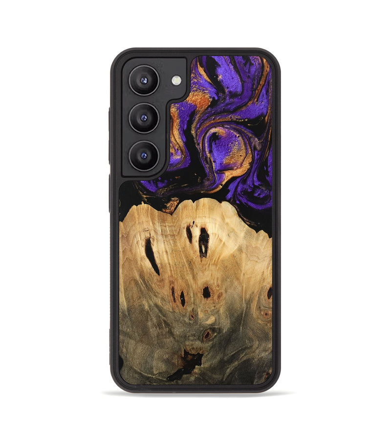 Galaxy S23 Wood Phone Case - Kesha (Purple, 746086)