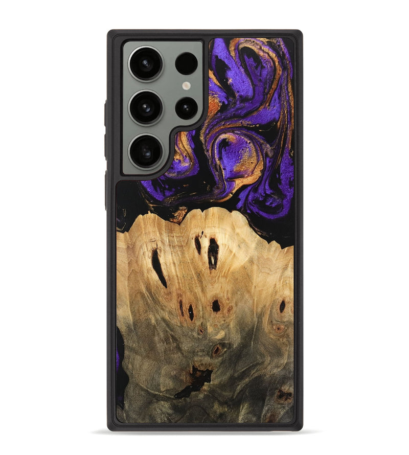 Galaxy S23 Ultra Wood Phone Case - Kesha (Purple, 746086)